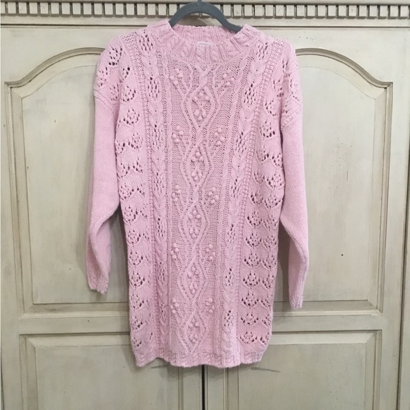 Vintage Women’s Colter Bay Pastel Pink Cotten Blend Sweater Size M EUC - Picture 2 of 7